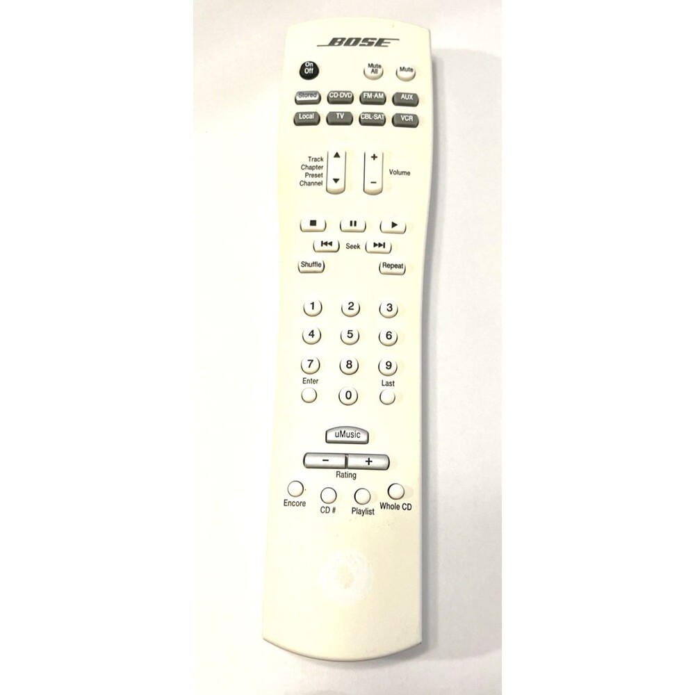 Bose Model RC38S2-27 Remote Control White No Batteries M43A